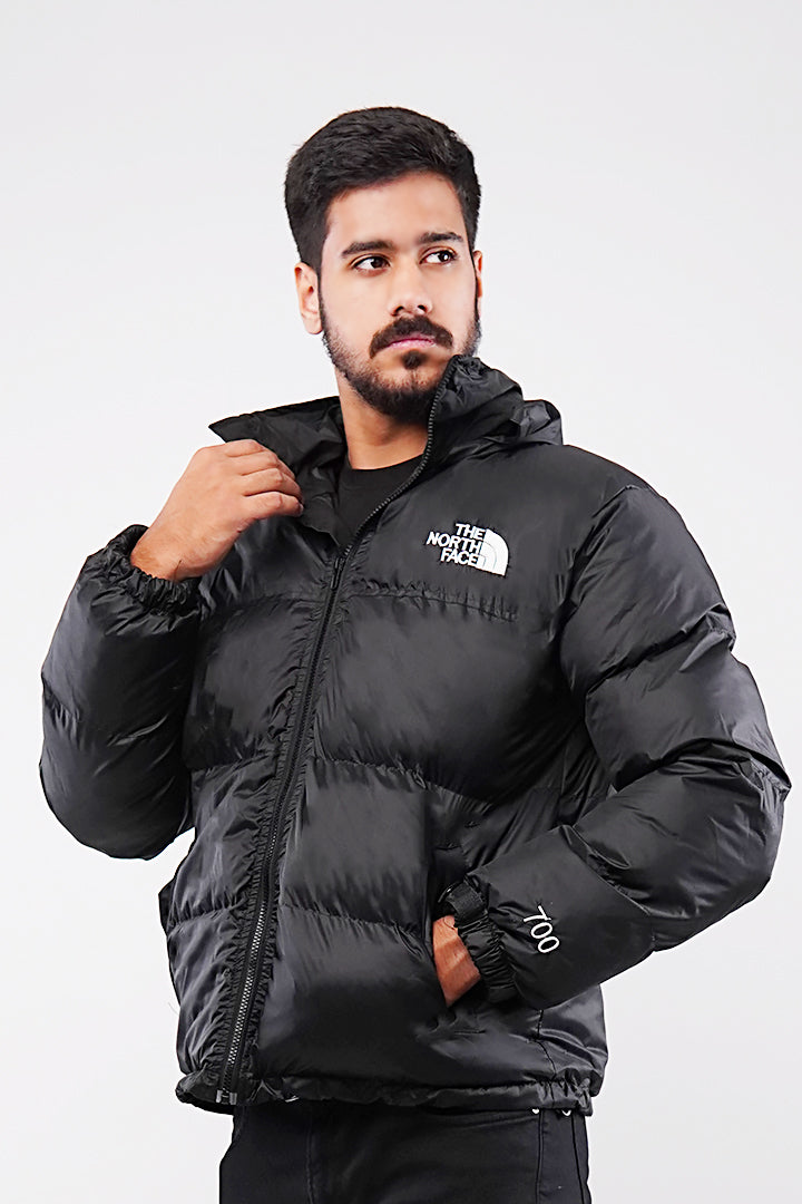 T.N.F Men's Black Puffer Jacket