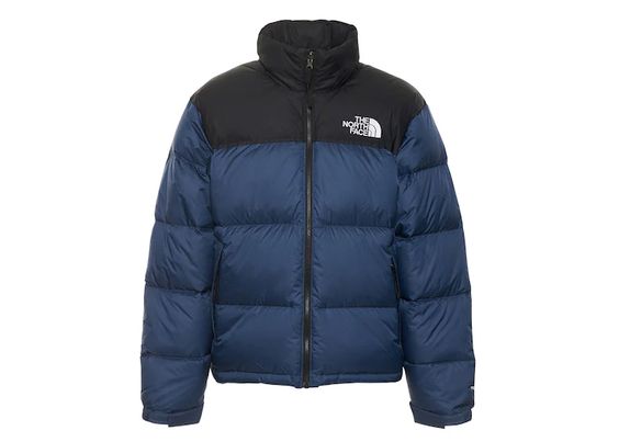 T.N.F Retro Nuptse down puffer jacket in shady blue